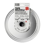 TAPADERA ANTIVAHO ALUMINIO, 22 CM.