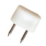 TOPE 2 PUNTAS PEQ. BLCO. 12 UNID.