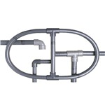 TUBERIA 1M HIDROSANITARIO HIDROTUBO 32 ANILLADO GRIS (Rollo de 25M)